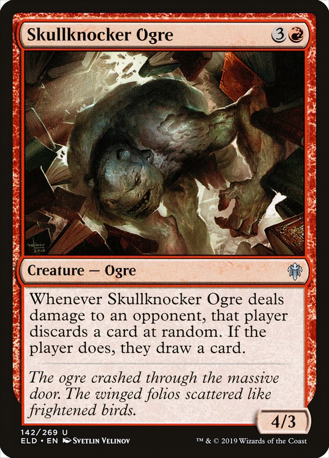Skullknocker Ogre 142/269 (Throne of Eldraine) 