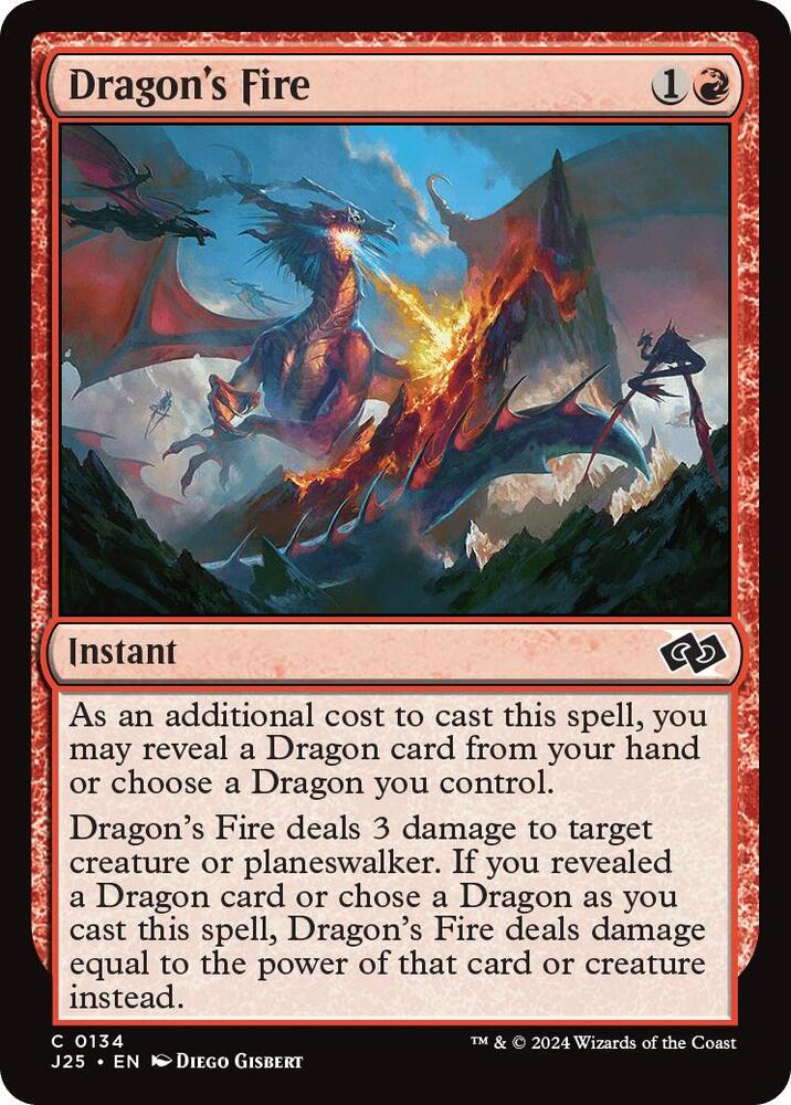 Dragon's Fire 134/779 (Foundations Jumpstart) 