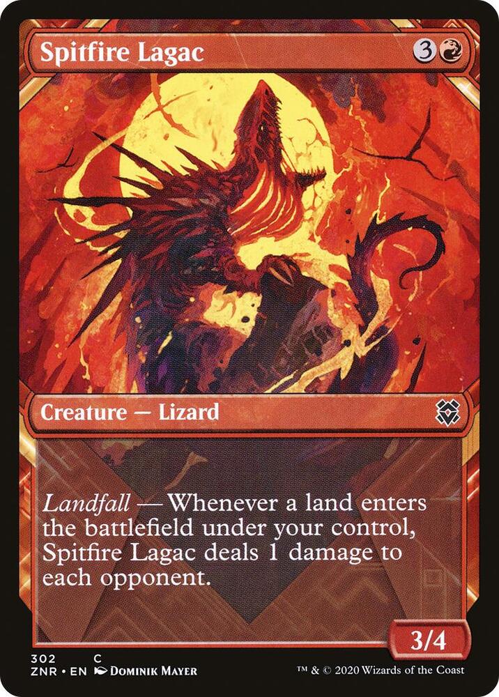 Spitfire Lagac 302/280 (Zendikar Rising)  - Showcase Foil