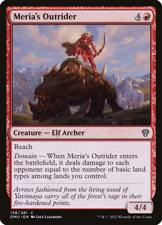 Meria's Outrider 138/281 (Dominaria United) 