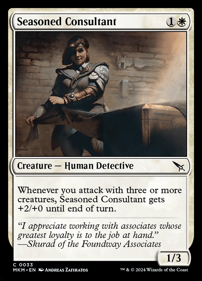 Seasoned Consultant 33 (Murders at Karlov Manor)  - Foil