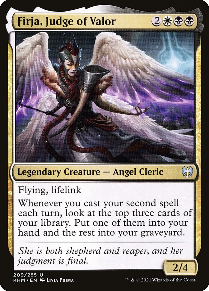 Firja, Judge of Valor 209/285 (Kaldheim)  - Foil