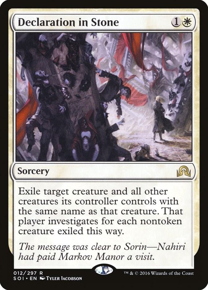 Declaration in Stone 12 (Shadows over Innistrad) 