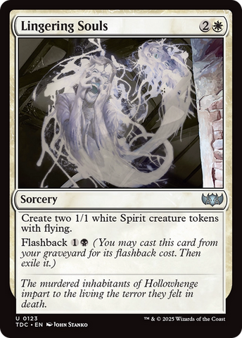 Lingering Souls [Tarkir: Dragonstorm Commander]