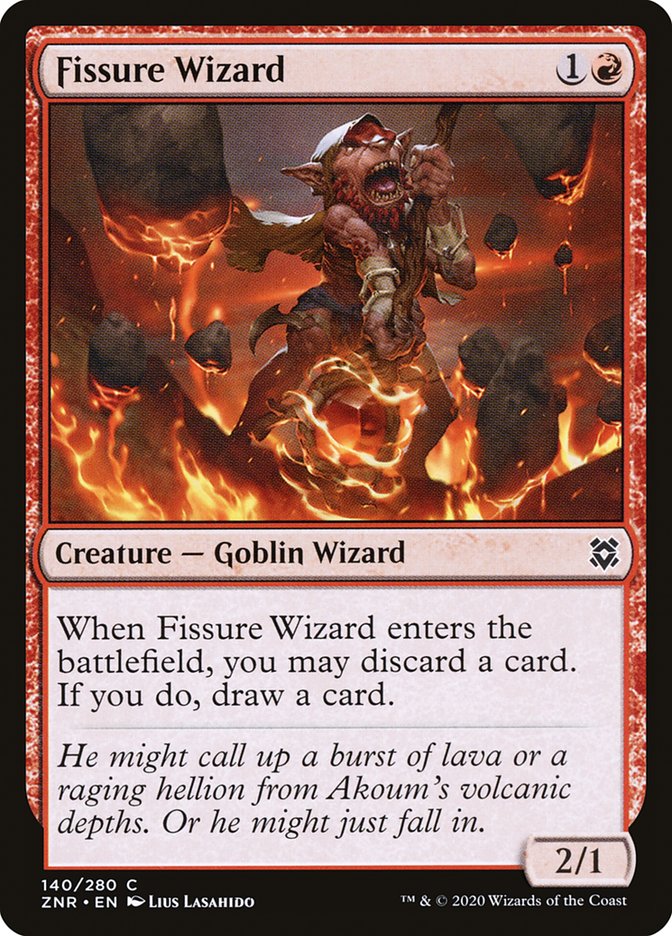 Fissure Wizard 140/280 (Zendikar Rising) 