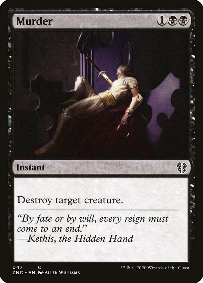 Murder 47/142 (Commander: Zendikar Rising) 
