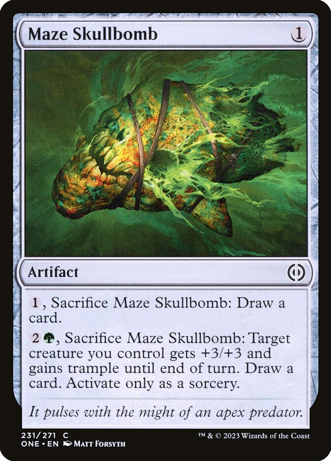 Maze Skullbomb 231 (Phyrexia: All Will Be One) 