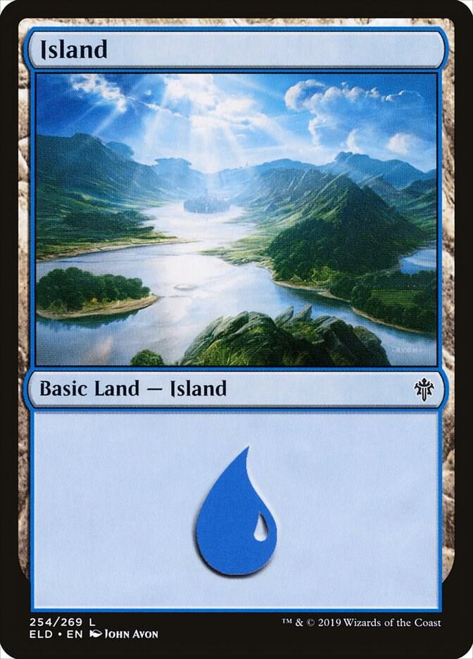 Island 254/269 (Throne of Eldraine)  - Foil