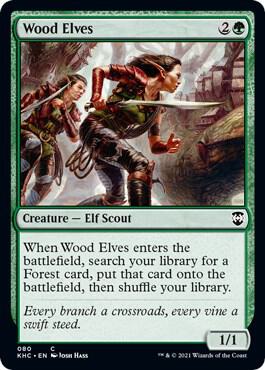 Wood Elves 80 (Commander: Kaldheim) 