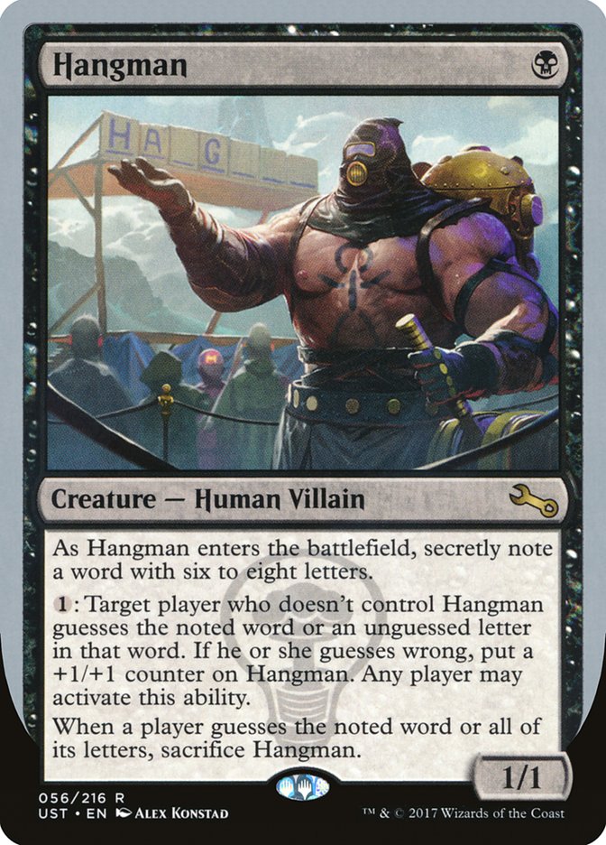 Hangman 56/216 (Unstable) 