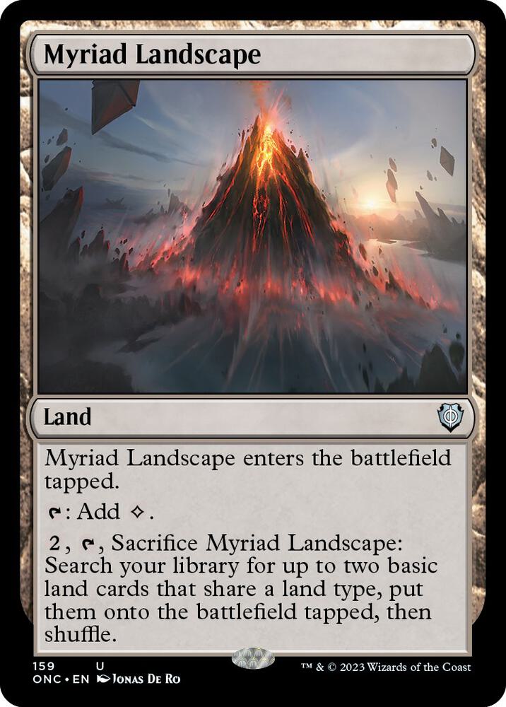 Myriad Landscape 159/28 (Commander: Phyrexia: All Will Be One) 