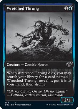 Wretched Throng 358/534 (Innistrad: Double Feature) 