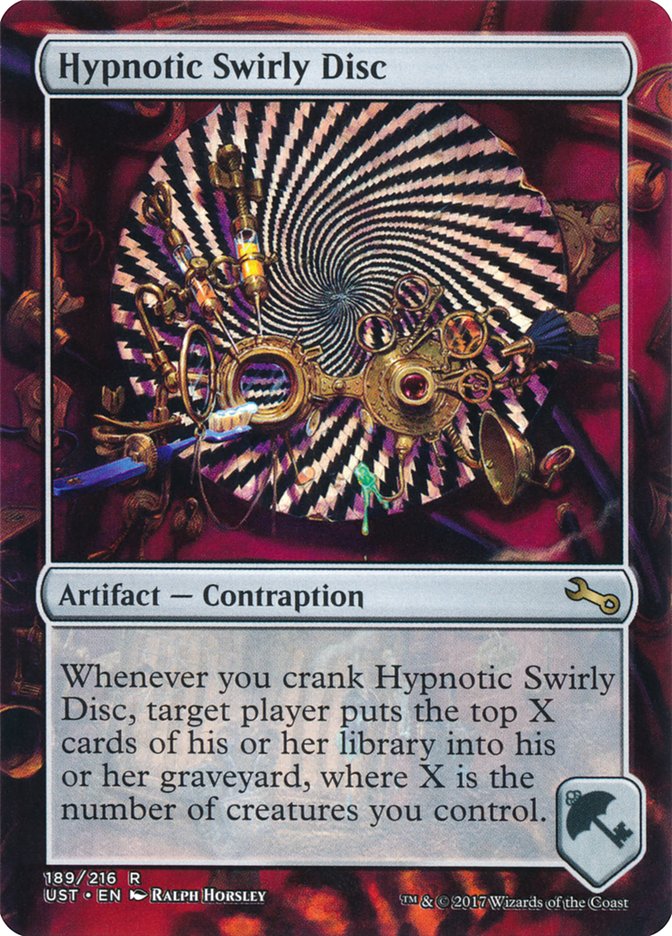 Hypnotic Swirly Disc 189/216 (Unstable) 