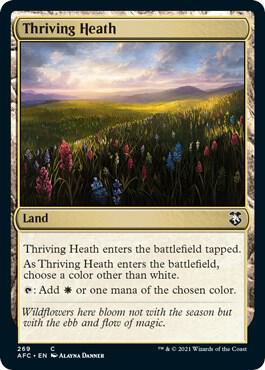 Thriving Heath 269/62 (Commander: Adventures in the Forgotten Realms) 