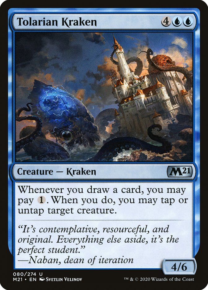 Tolarian Kraken 80 (Core Set 2021) 