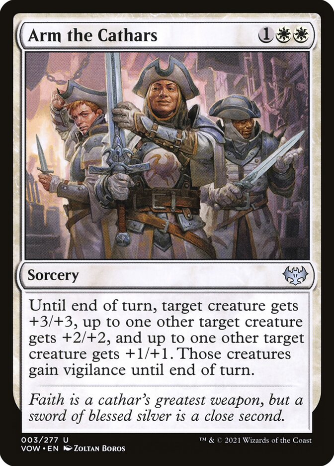 Arm the Cathars 3/277 (Innistrad: Crimson Vow)  - Foil
