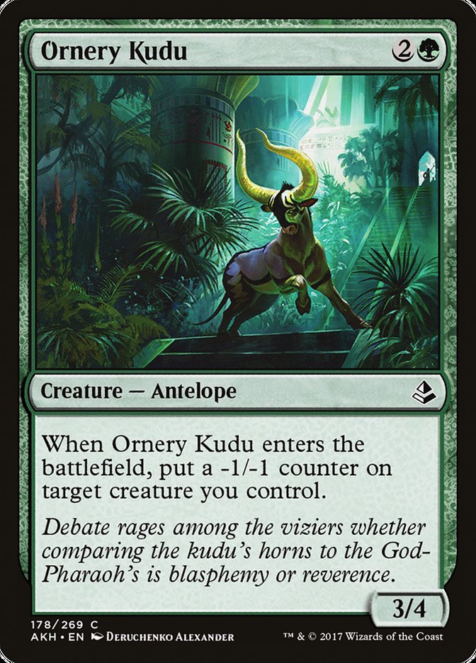 Ornery Kudu 178/269 (Amonkhet) 