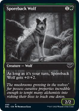 Sporeback Wolf 490/534 (Innistrad: Double Feature)  - Foil