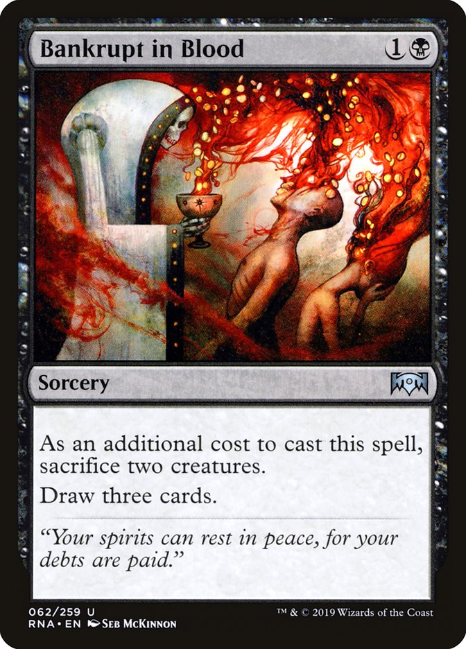 Bankrupt in Blood 62/259 (Ravnica Allegiance) 