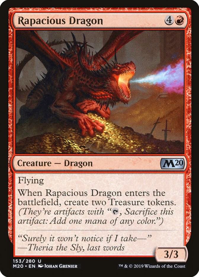 Rapacious Dragon 153/280 (Core Set 2020) 