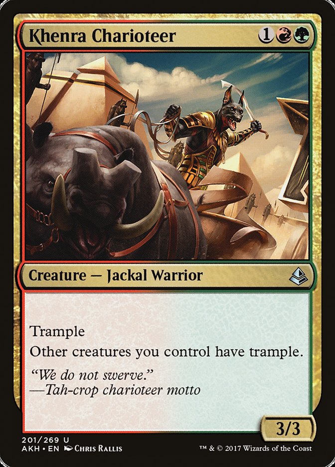 Khenra Charioteer 201/269 (Amonkhet) 