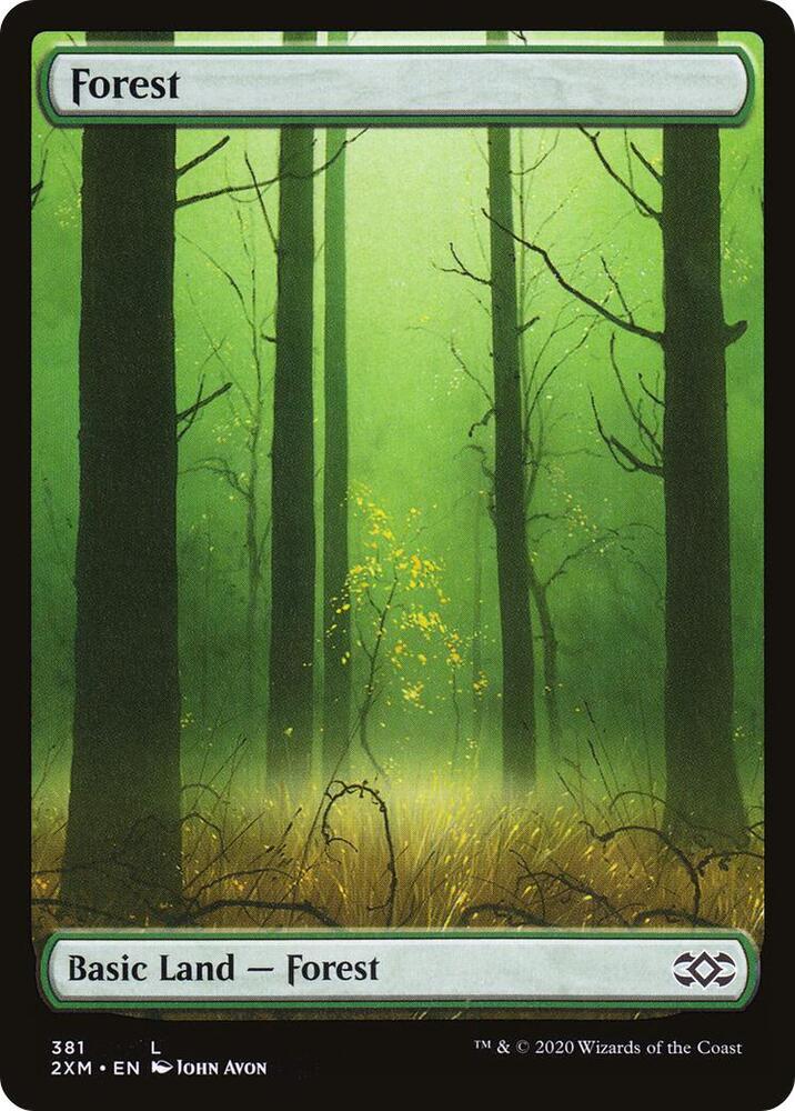Forest 381 (Double Masters)  - Full Art Foil