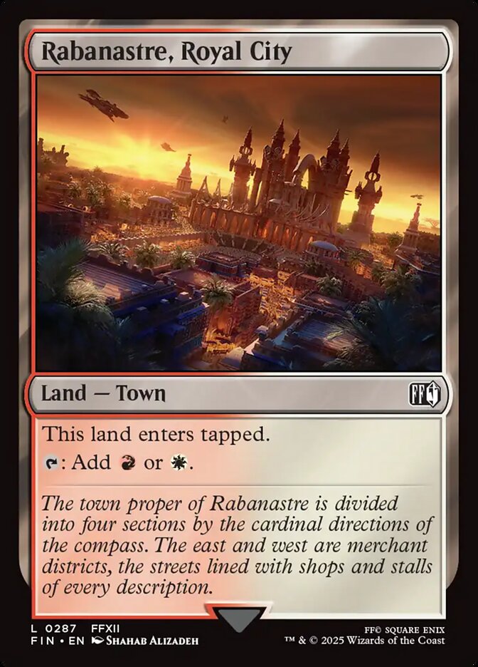 Rabanastre, Royal City 287 (FINAL FANTASY)  - Foil