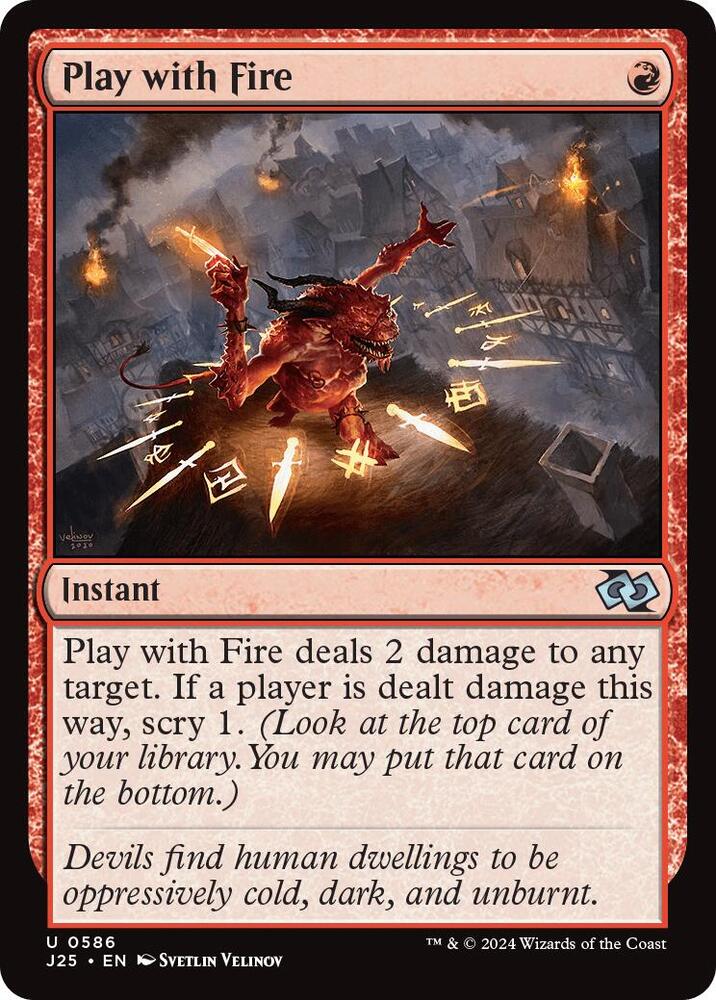 Play with Fire 586/779 (Foundations Jumpstart) 