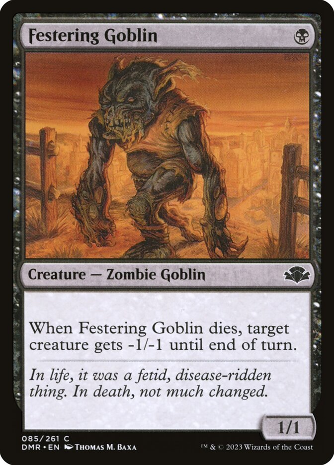 Festering Goblin 85/261 (Dominaria Remastered)  - Foil