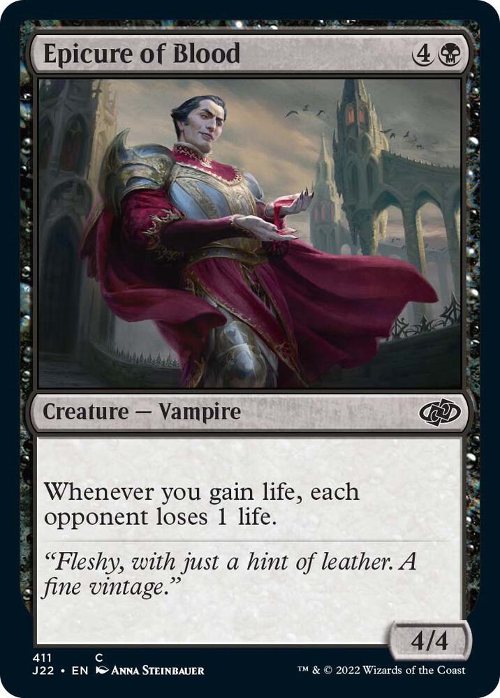 Epicure of Blood 411 (Jumpstart 2022) 