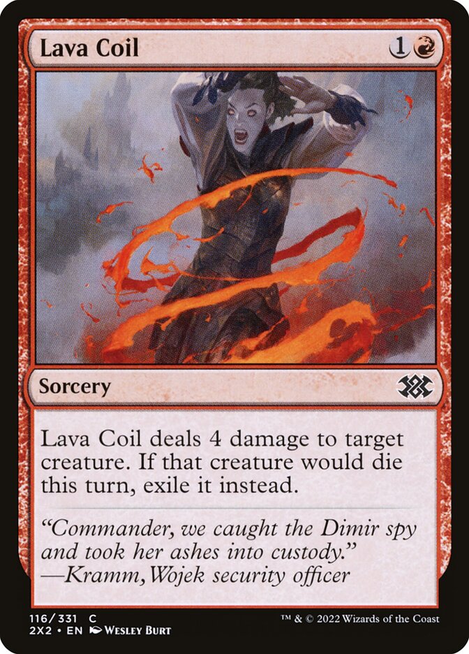 Lava Coil 116/331 (Double Masters 2022)  - Foil