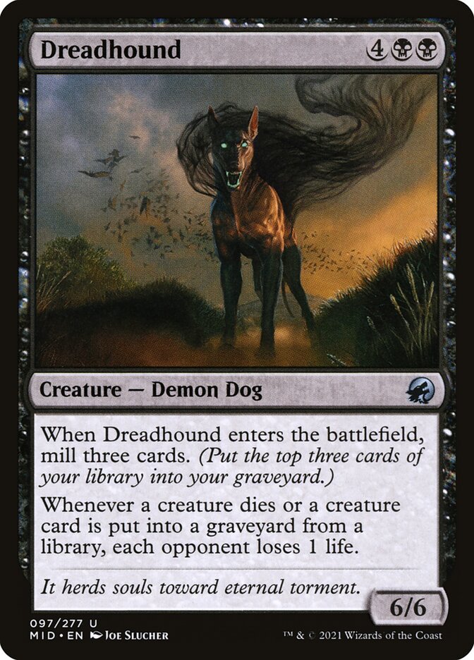 Dreadhound 97 (Innistrad: Midnight Hunt) 