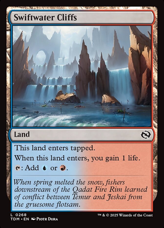 Swiftwater Cliffs 268/291 (Tarkir: Dragonstorm)  - Foil