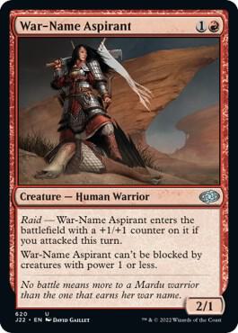 War Name Aspirant 620 (Jumpstart 2022) 