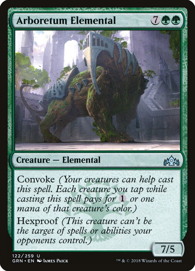 Arboretum Elemental 122/259 (Guilds of Ravnica) 