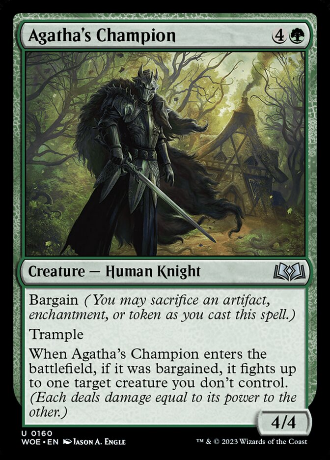 Agatha's Champion 160/276 (Wilds of Eldraine) 