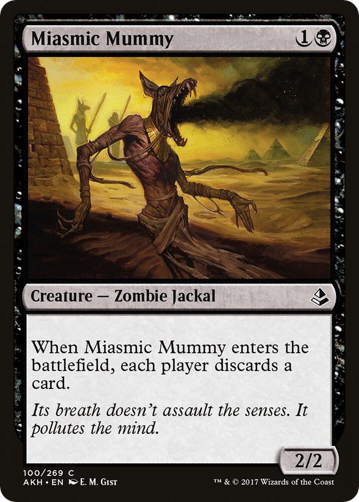 Miasmic Mummy 100/269 (Amonkhet)  - Foil