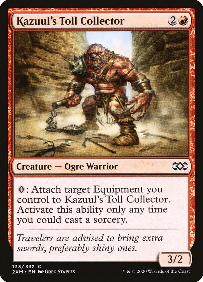 Kazuul's Toll Collector 133/332 (Double Masters)  - Foil