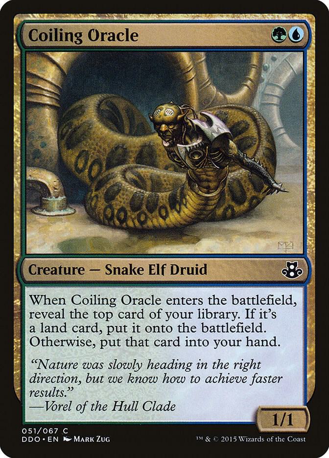 Coiling Oracle 51/67 (Duel Decks: Elspeth vs. Kiora) 