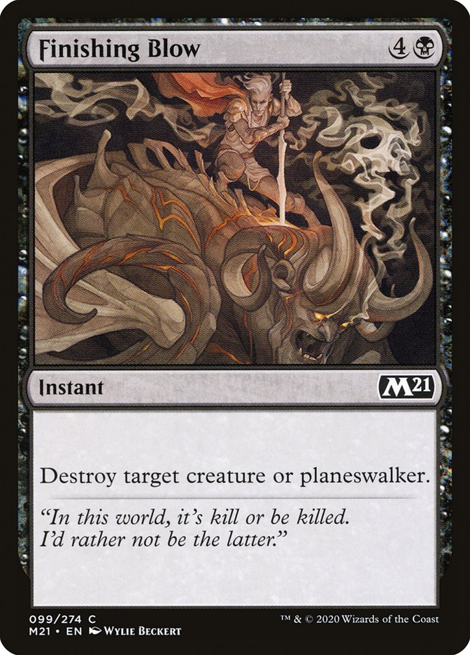Finishing Blow 99 (Core Set 2021) 