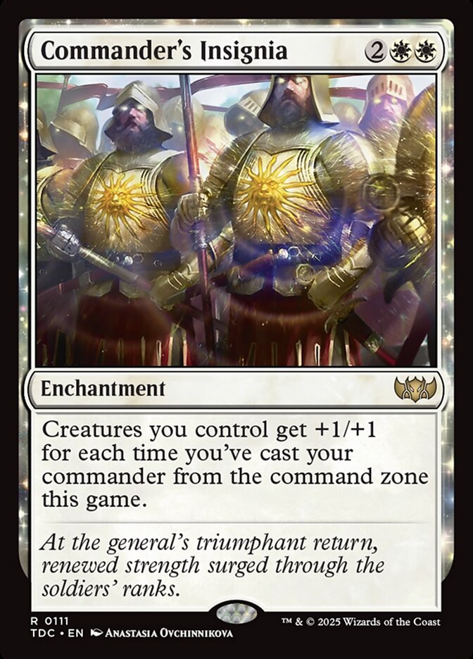 Commander's Insignia 111 (Commander: Tarkir: Dragonstorm) 