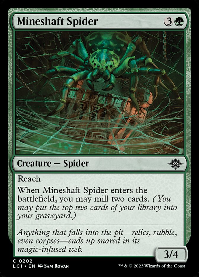 Mineshaft Spider 202/291 (The Lost Caverns of Ixalan)  - Foil