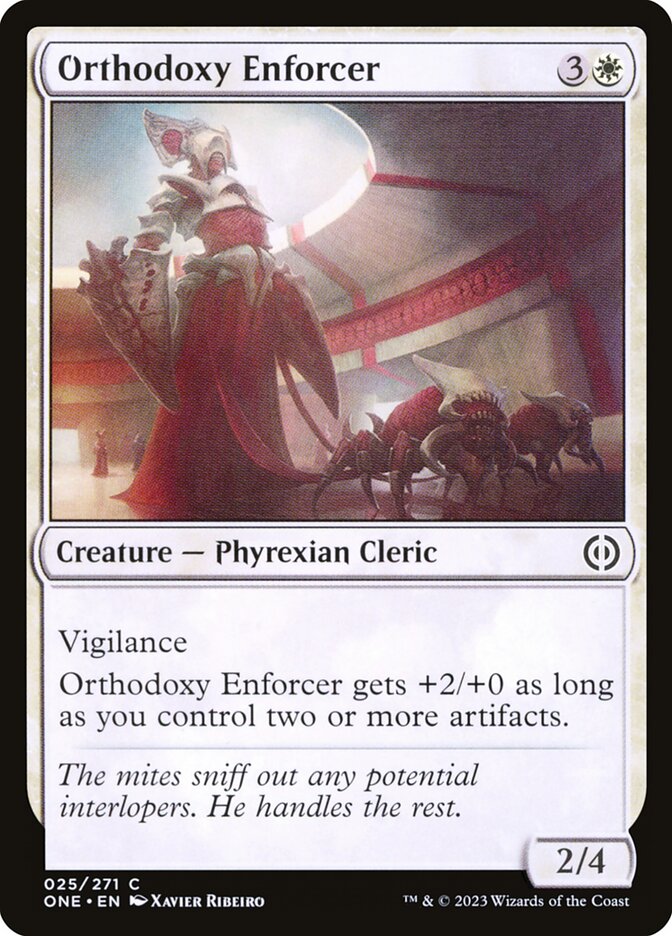 Orthodoxy Enforcer 25/271 (Phyrexia: All Will Be One)  - Foil