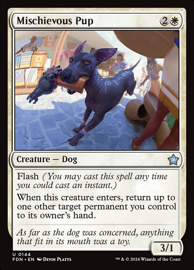 Mischievous Pup 144 (Foundations) 