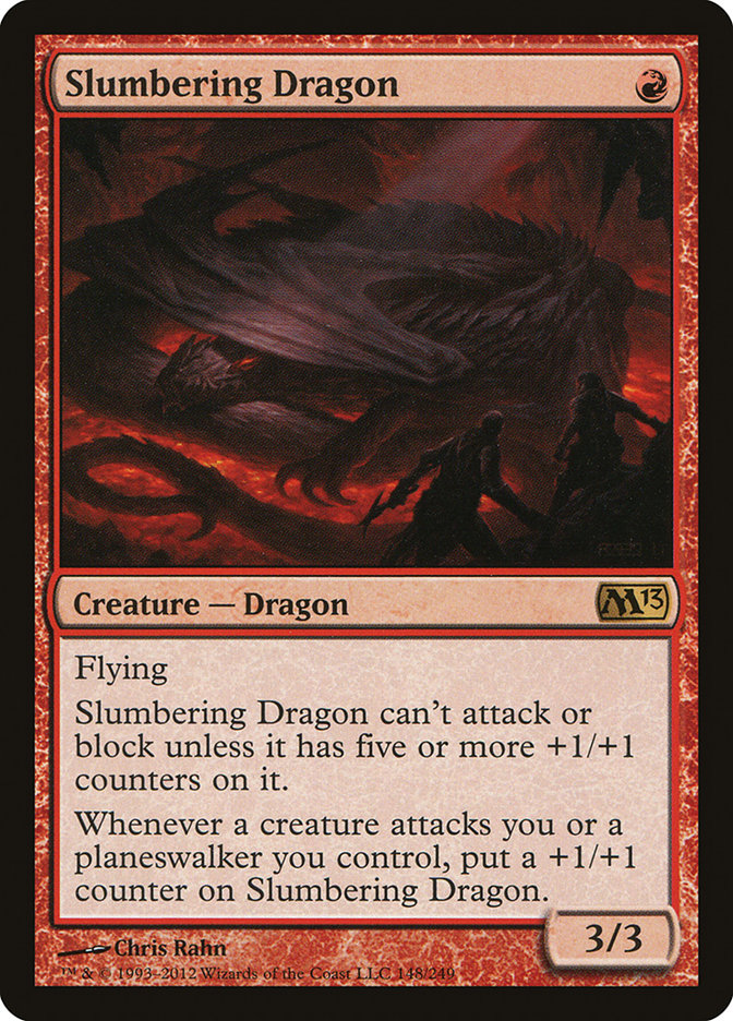 Slumbering Dragon 148/249 (Magic 2013 (M13)) 