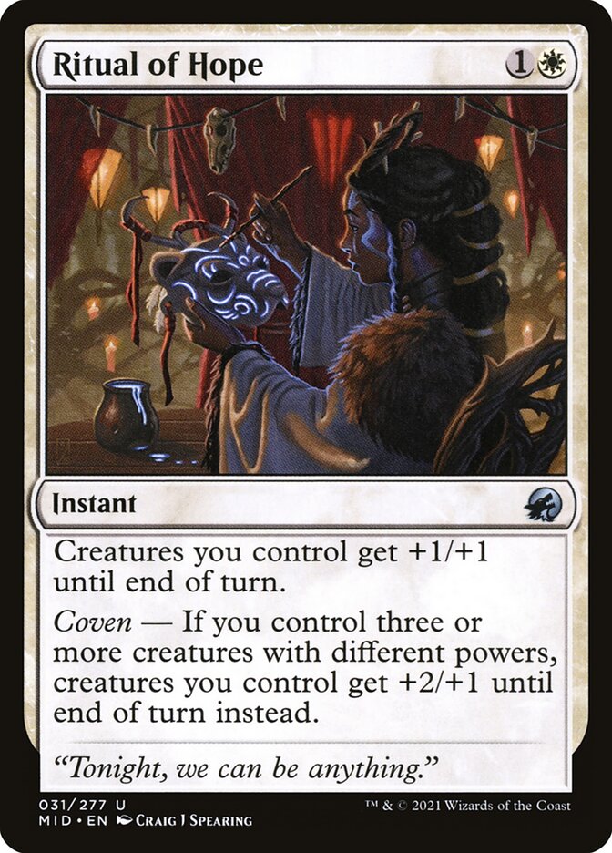 Ritual of Hope 31/277 (Innistrad: Midnight Hunt)  - Foil