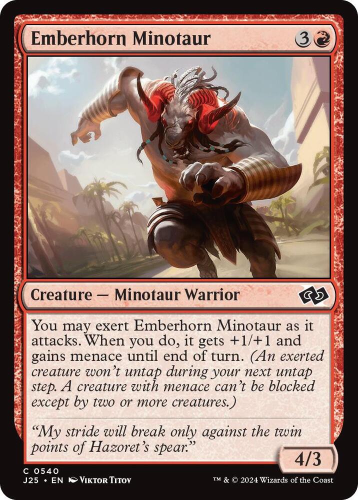 Emberhorn Minotaur 540/779 (Foundations Jumpstart) 