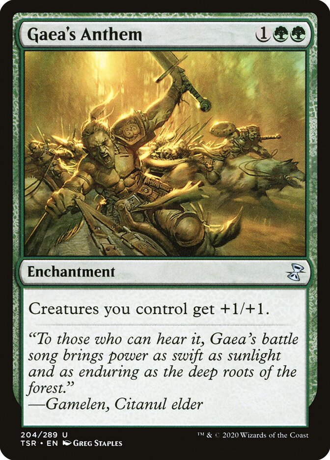 Gaea's Anthem 204/289 (Time Spiral: Remastered)  - Foil