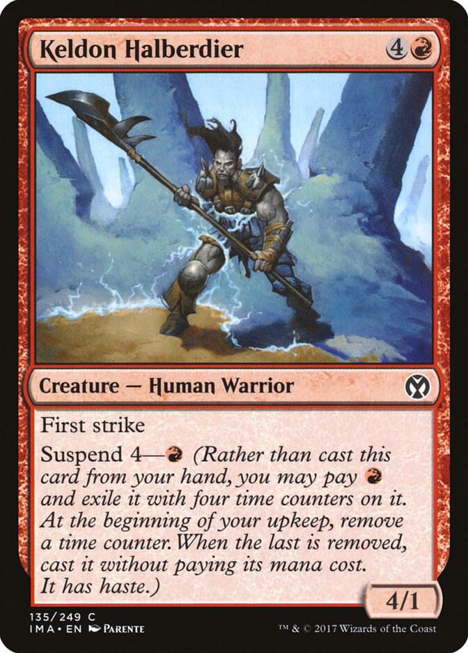 Keldon Halberdier 135/249 (Iconic Masters) 