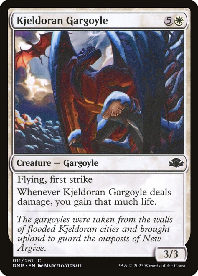 Kjeldoran Gargoyle 11/261 (Dominaria Remastered)  - Foil